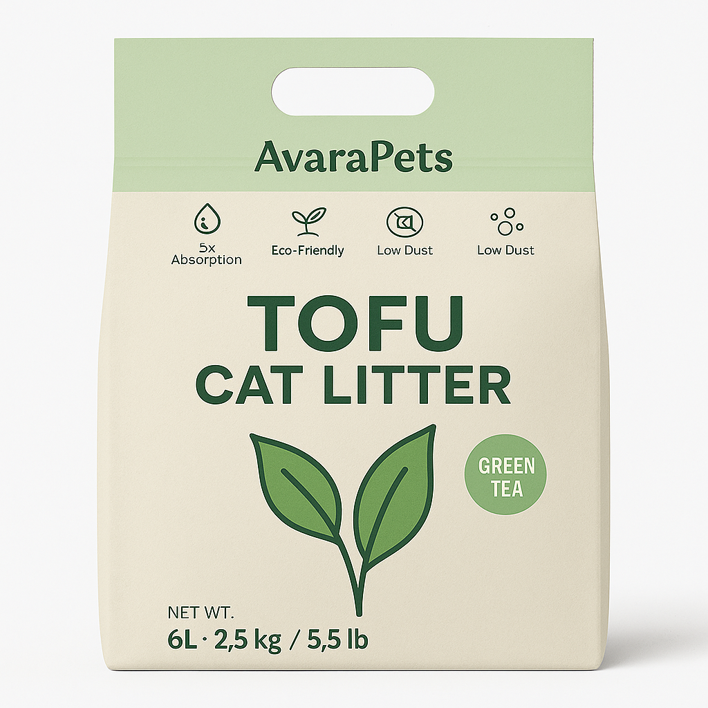 Premium Tofu Pellet Cat Litter (6L/2.5kg)