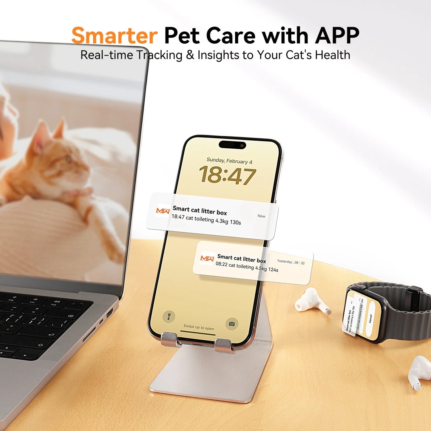 AvaraPets™ - Self Cleaning Cat Litter Box