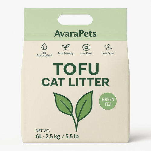 Premium Tofu Pellet Cat Litter (6L/2.5kg)